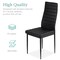 Best Choice Products 5-Piece Kitchen Dining Table Set w/ Glass Tabletop, 4 Faux Leather Chairs